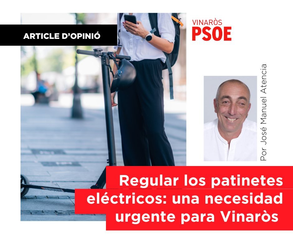Regular los patinetes eléctricos: una necesidad urgente para Vinaròs